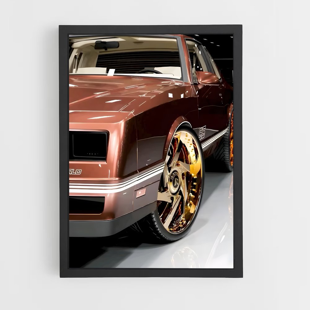 Poster Monte Carlo Gold – affiche Chevrolet (vue 2)